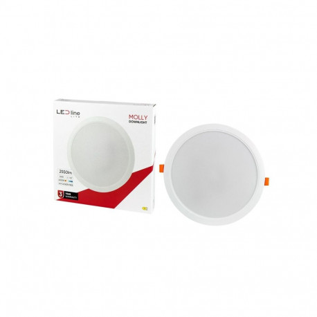 RECESSED LED LIGHT MOLLY 40K 24W 2550LM