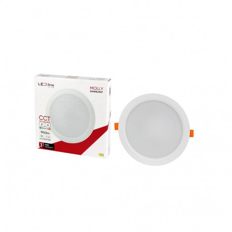 RECESSED LED LIGHT MOLLY 30-60K 18W 1900