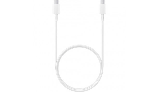 C TO C CABLE MAX. 3A. USB 2.0 WHITE