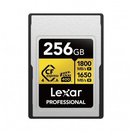 Lexar CFexpress 4.0 Pro Gold (Type A) 256GB VPG400/IP68 R1800/W1650