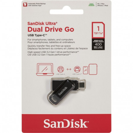 SanDisk Ultra Dual DriveGo   1TB USB Type C Flash SDDDC3-1T00-G46