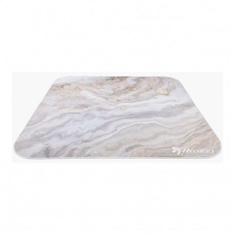Arozzi Zona Square Floor Pad | White Marble