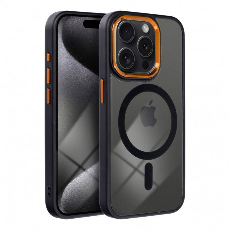 Case for Samsung S26 PLUS Color Edge Mag Cover compatible with MagSafe czarno black-gold