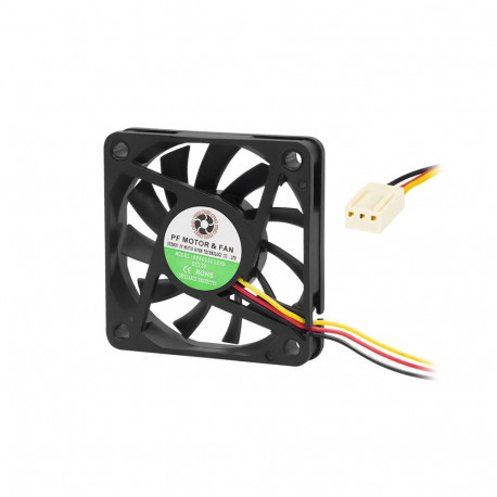 85-620# Wentylator 60x10mm 12v kulkowy 3-przewodwy