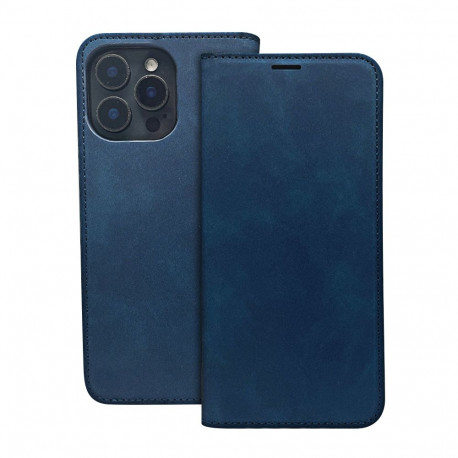 Smart Suede case for iPhone 17 Air 6,6" navy blue