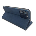 Smart Suede case for iPhone 17 6,3" navy blue