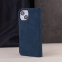 Smart Suede case for iPhone 17 6,3" navy blue
