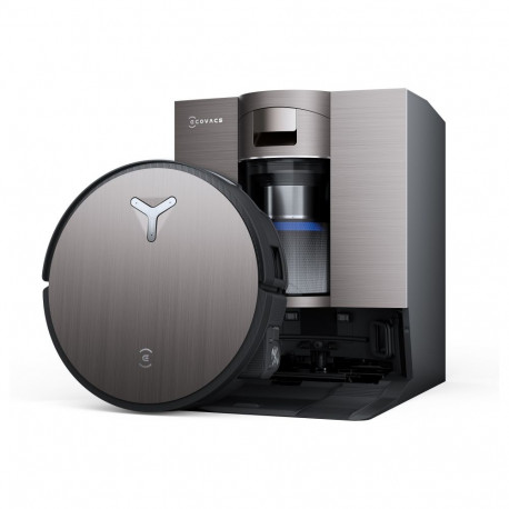 "DEEBOT X11 OmniCyclone Schwarz Saug-Wisch-Roboter mit Reinigungsstation"