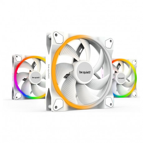 "140mm be quiet! LIGHT WINGS White PWM Triple-Pack"