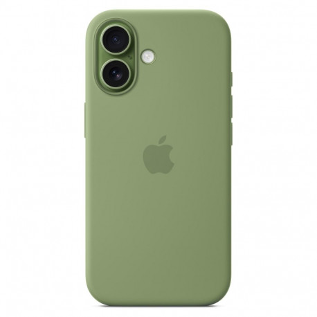 "Silikon Case iPhone 17 mit MagSafe (hellmoosgrün)"
