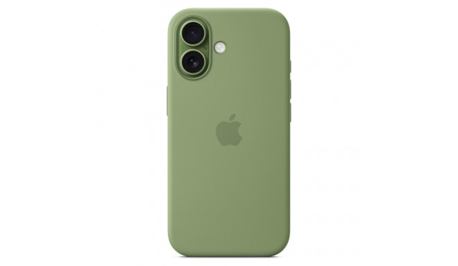 "Silikon Case iPhone 17 mit MagSafe (hellmoosgrün)"