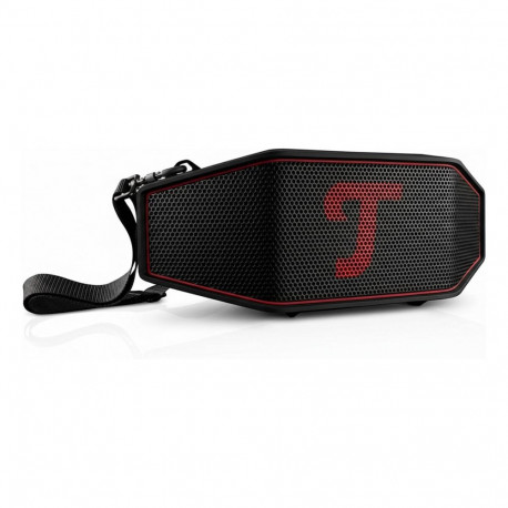"Teufel ROCKSTER CROSS 2 Stereo-Bluetooth-Speaker wireless black red"