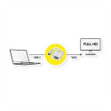 "ROLINE Display Adapter USB Typ C - VGA"