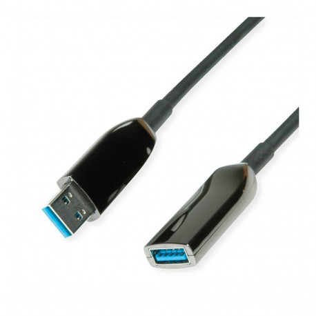 "ROLINE USB3.2 GEN1 AKT.AOC-KABEL ST/BU"