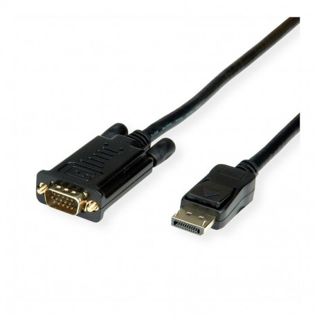 "ROLINE Kabel DisplayPort-VGA DP ST - VGA ST schwarz 1m"