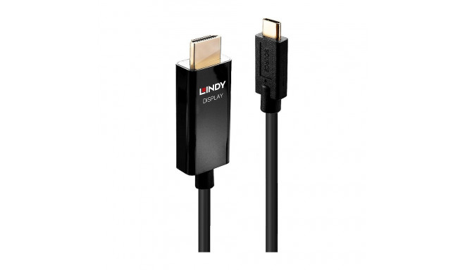 LINDY USB Typ C HDMI adapterkaabel HDR-iga 2m