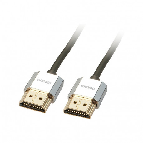 "LINDY HDMI High Speed Kabel CROMO Slim Ethernet A/A 2m"