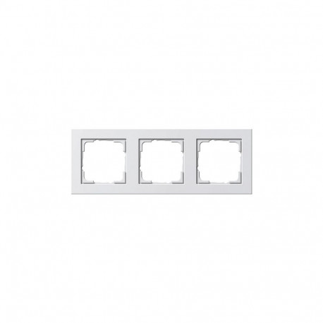 GIRA 021322 3-osaline raam puhasvalge matt E2