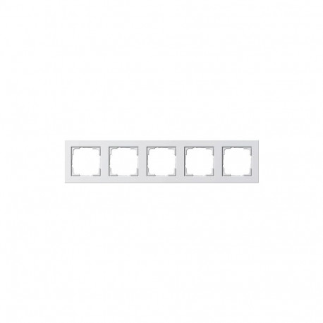 Gira 021529 5-kohaline raam puhasvalge läikiv E2
