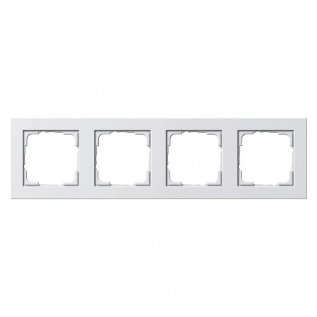 "GIRA 021429 Rahmen 4f reinweiß E2 E2 glänzend 4-fach"