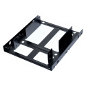 "Ultron Einbaurahmen intern 2x2.5"" SSD/HDD Metall schwarz"