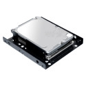 "Ultron Einbaurahmen intern 2x2.5"" SSD/HDD Metall schwarz"