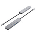 Conceptronic 6-1 dokkimisjaam USB-C->HDMI/2xUSB-A/2xUSB-C/+ 25cm hall