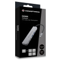 "CONCEPTRONIC 6-1 Dock USB-C->HDMI/2xUSB-A/2xUSB-C/+ 25cm gr"