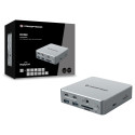 Conceptronic 15-1 dokkimisjaam USB-C->2xHDMI/2xUSB-C/4xUSB-A/+80W hõbedane