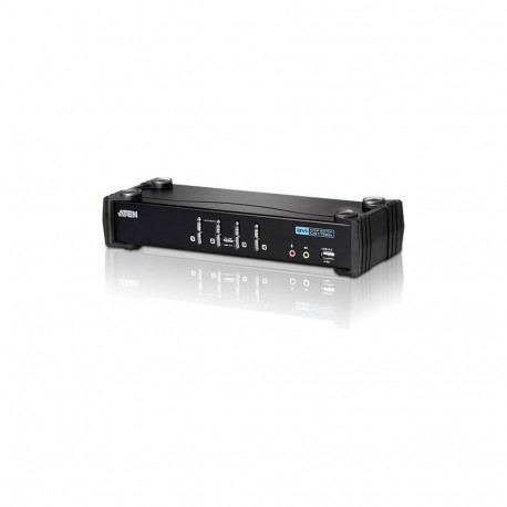 ATEN DATA 4-pordiline USB DVI KVM-laualüliti helitoetuse ja USB 2.0 jaoturiga (KVM-kaablid komplekti