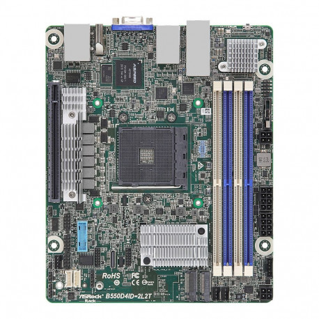 "ASRock Mainboard B550D4ID-2L2T mini-ITX Sockel AM4 Single"