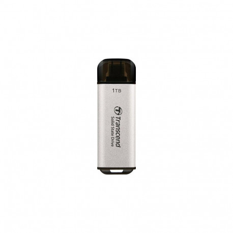 Transcend ESD300S 1TB väline SSD USB 10Gbps Type C hõbedane