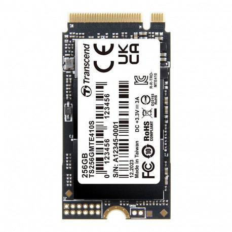 " TRANSCEND 256GB M.2 2242 PCIe Gen4x4 NVMe 3D TLC DRAM-less"