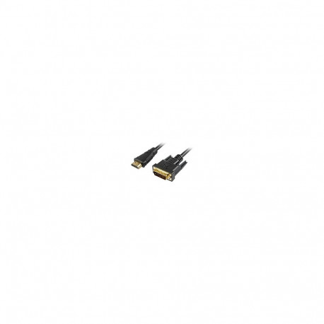 Sharkoon HDMI -> DVI-D (24+1) 5m must kaabel