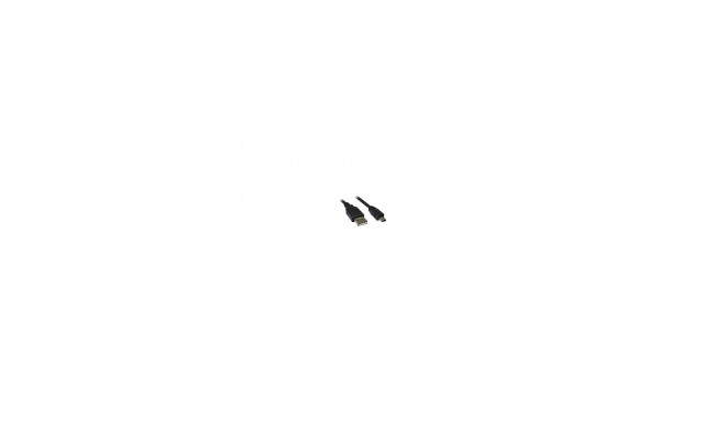 "Kabel USB 2.0 A-B Mini 3.0m schwarz"