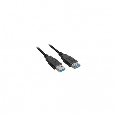"Kabel USB 3.0 Verlängerung 1.0m schwarz"