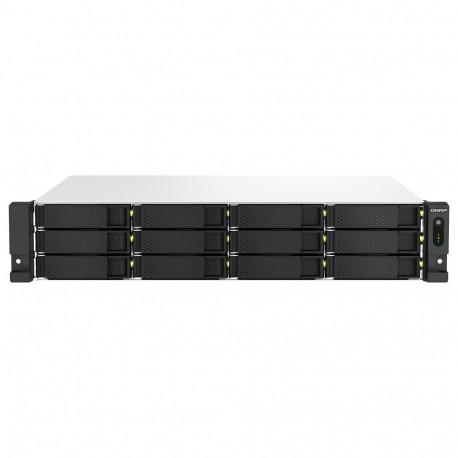 QNAP TS-1264U-RP-8G 2U 12-bay püstikusse paigaldatav NAS Intel Celeron N5095 quad-core 8GB integreer