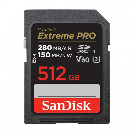 Sandisk PRO 512GB V60 UHS-II S mälukaart