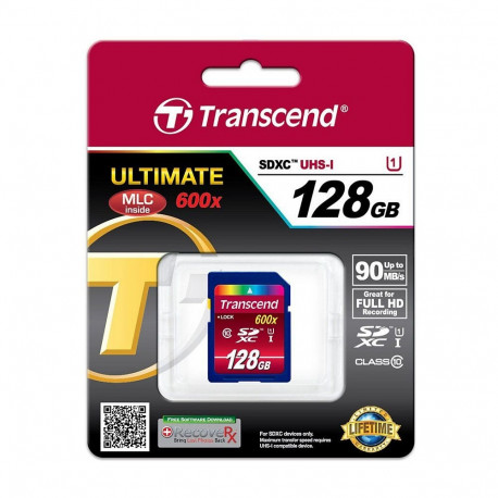 "CARD Card 128GB Transcend SDXC UHS-I 600x"