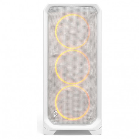 "Midi Fractal Design Meshify 3 White RGB TG Light Tint"