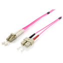 "Equip LWL Patchkabel LC->SC 5.00m Multimode Duplex OM4 vi Polybeutel"