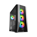 "Midi Sharkoon TG7M RGB Black"