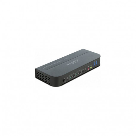 "HDMI KVM Switch 4K 60 Hz mit USB 5 Gbps und Audio"
