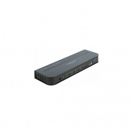 "DELOCK HDMI KVM Switch 4K 60Hz mit USB 3.0 und Audio"