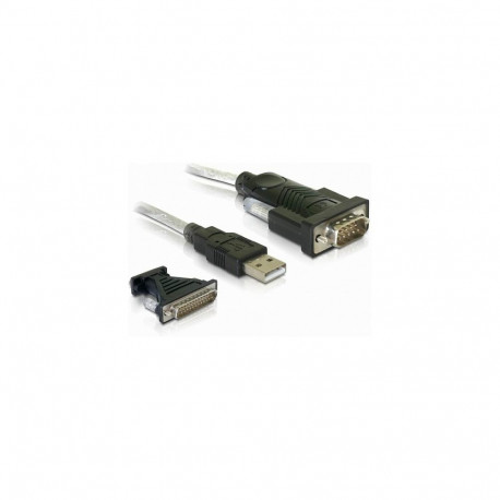 "Adapter USB 2.0 Typ-A > 1 x Seriell DB9 RS-232 + Adapter DB25"