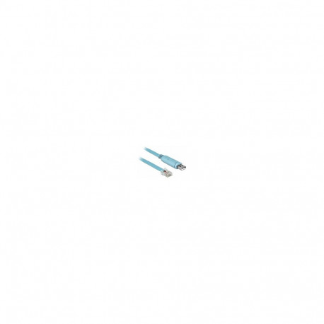Adapter USB 2.0 Type-A pistik > 1 x jadaühenduse RS-232 RJ45 pistik 3,0m, sinine