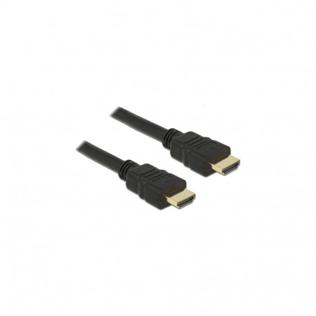 "DELOCK Kabel HDMI A Stecker > HDMI A Stecker High Speed with Ethernet 4K 0.5 m"