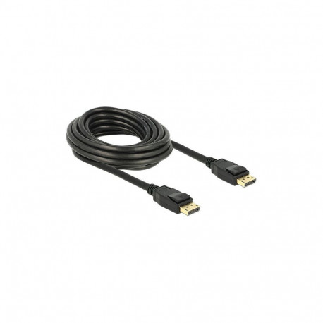 "DELOCK Kabel DisplayPort 1.2 Stecker > DisplayPort Stecker 5 m schwarz 4K"