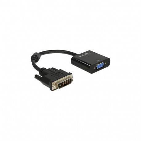 DELOCK DVI 24+1 isane - VGA emane must adapterkaabel