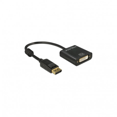 "Adapter DisplayPort 1.2 Stecker > DVI Buchse 4K Passiv schwarz"